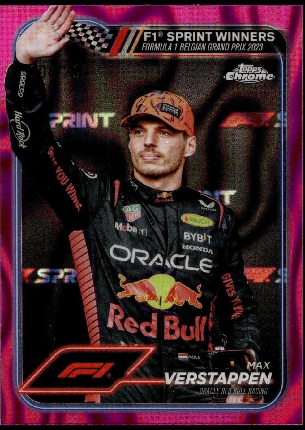 Max Verstappen [Fuchsia Lava Refractor] #150