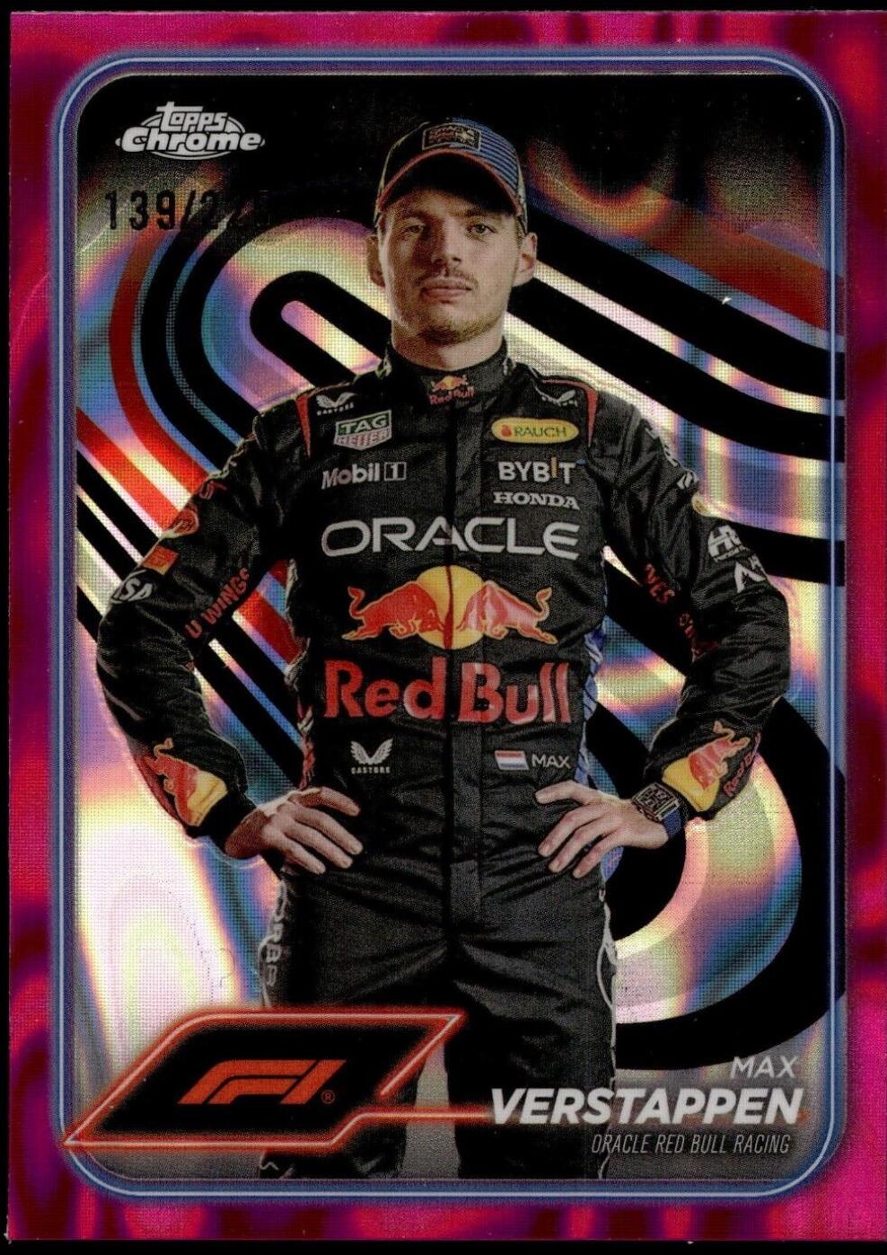 Max Verstappen [Fuchsia Lava Refractor] #152