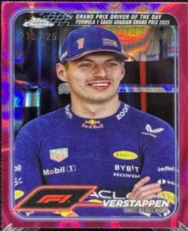 Max Verstappen [Fuchsia Lava Refractor] #160
