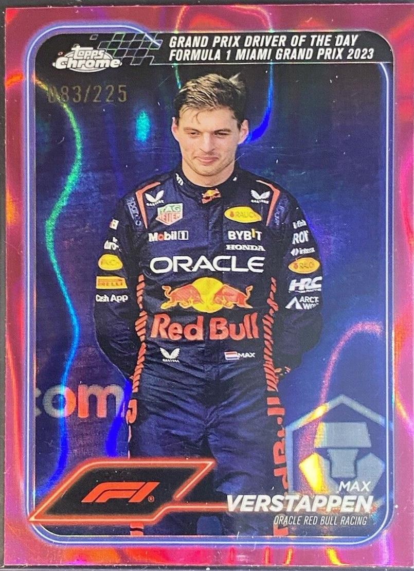 Max Verstappen [Fuchsia Lava Refractor] #163