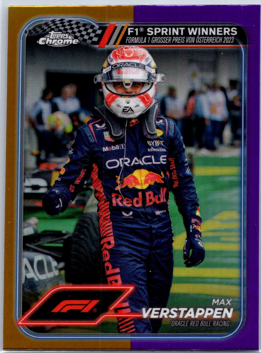 Max Verstappen [Gold Purple Refractor] #149