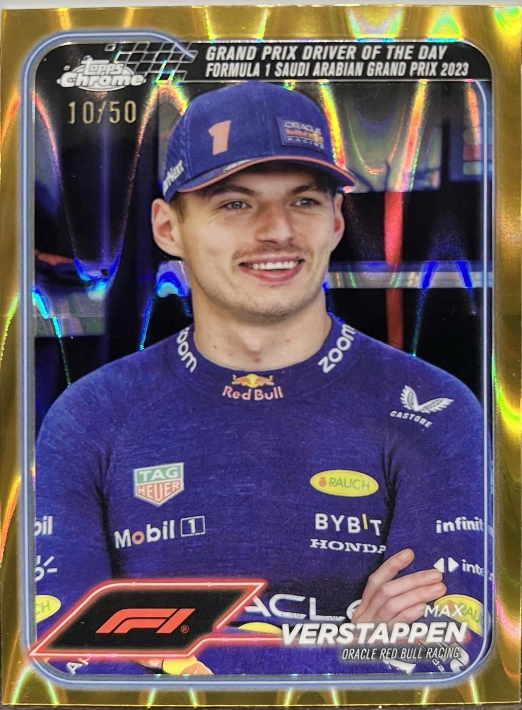Max Verstappen [Gold RayWave Refractor] #160