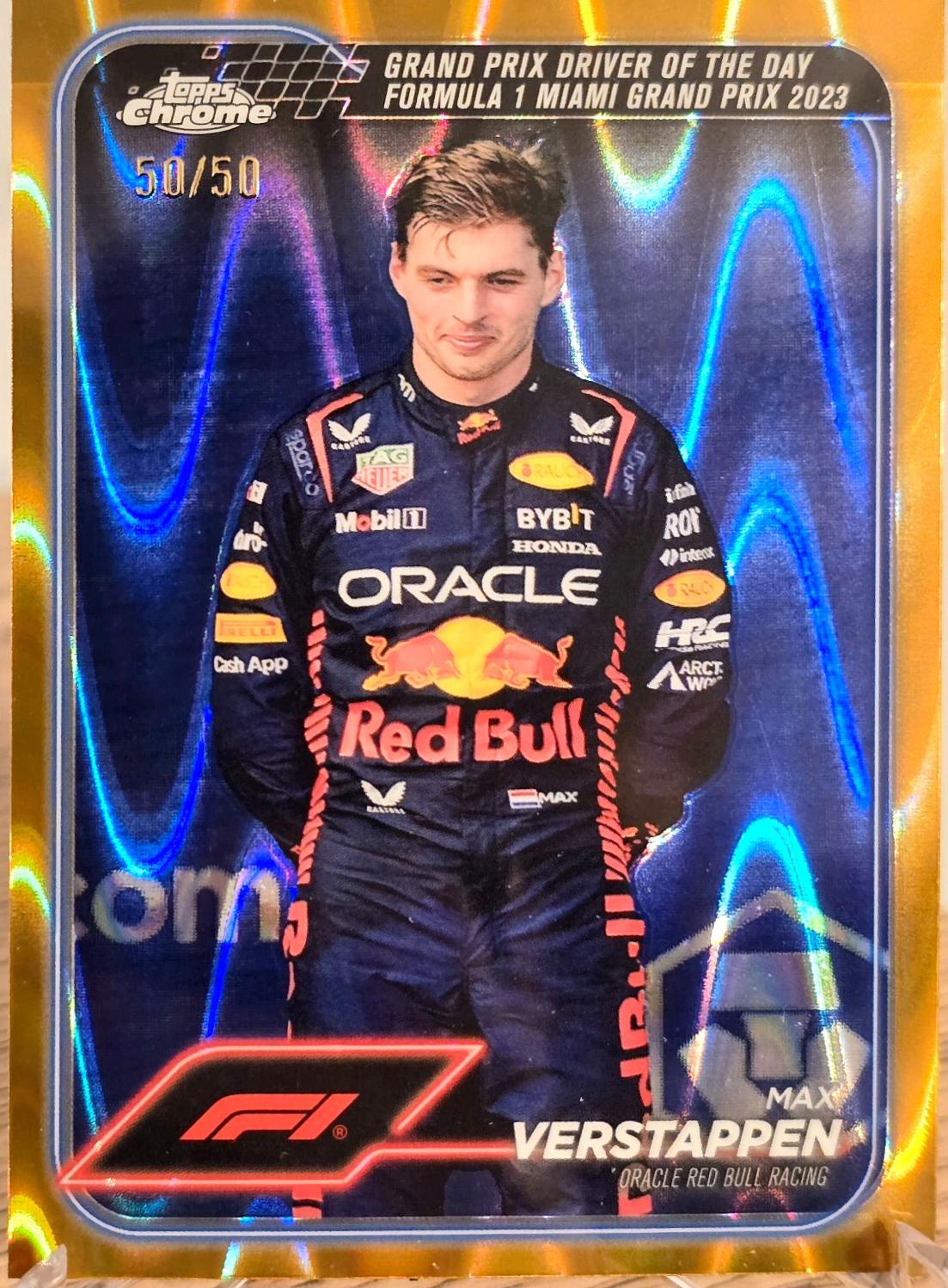 Max Verstappen [Gold RayWave Refractor] #163