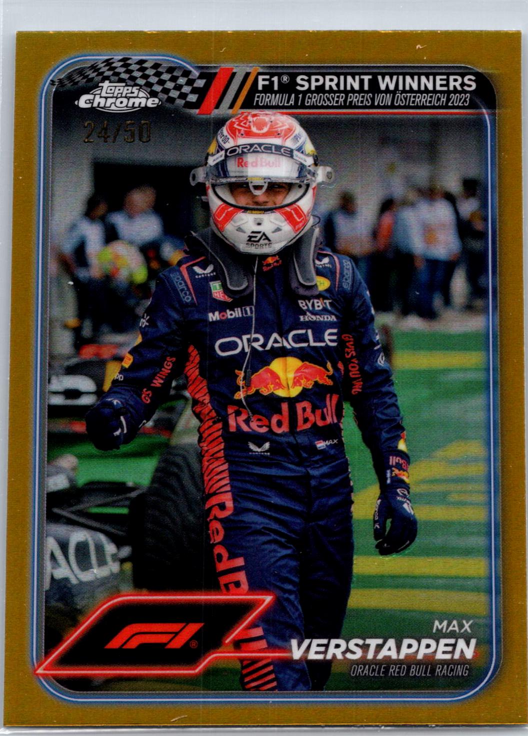 Max Verstappen [Gold Refractor] #149