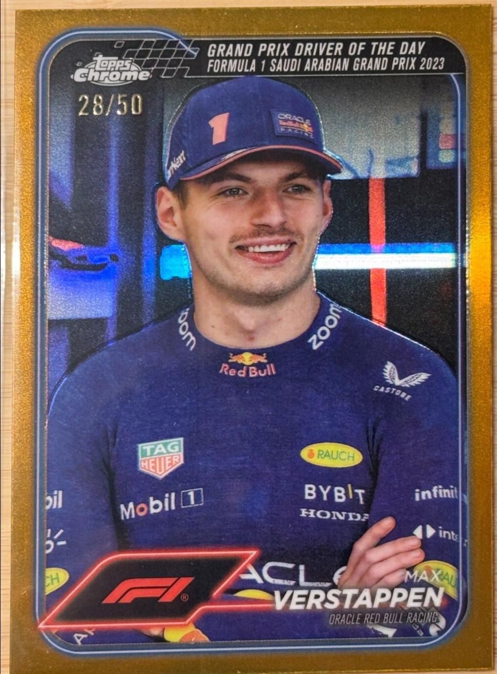 Max Verstappen [Gold Refractor] #160