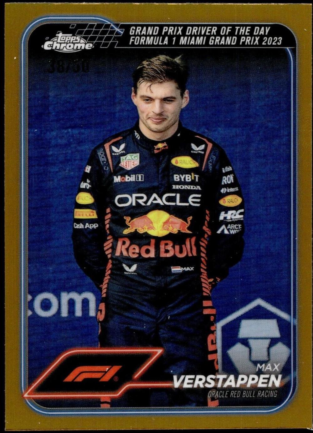 Max Verstappen [Gold Refractor] #163