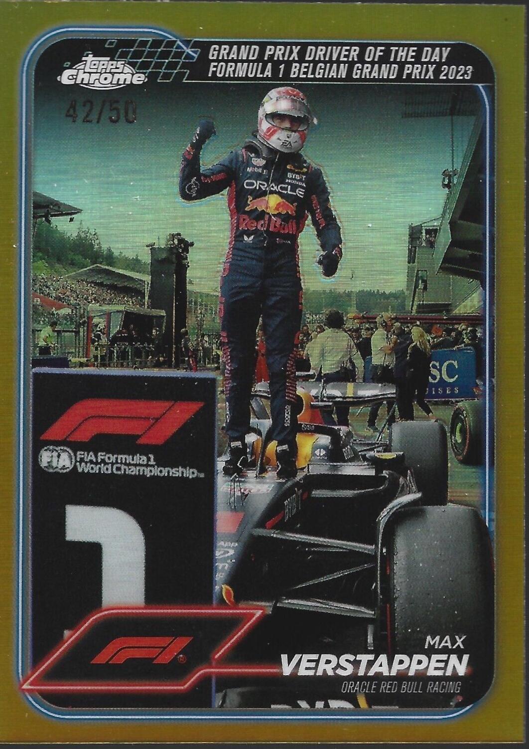 Max Verstappen [Gold Refractor] #170