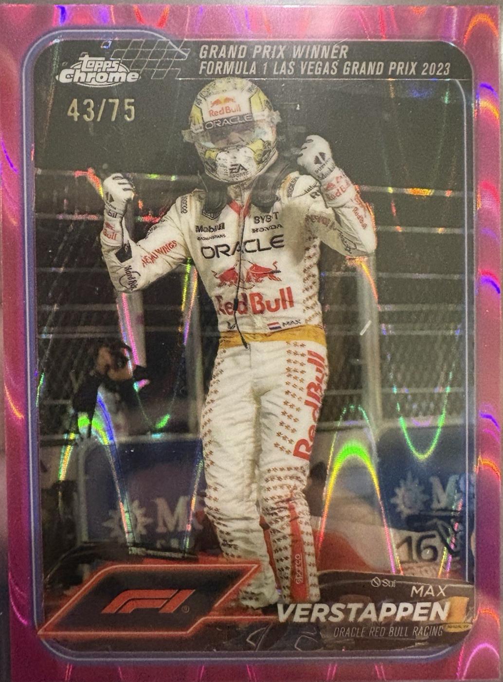 Max Verstappen [Pink RayWave Refractor] #145