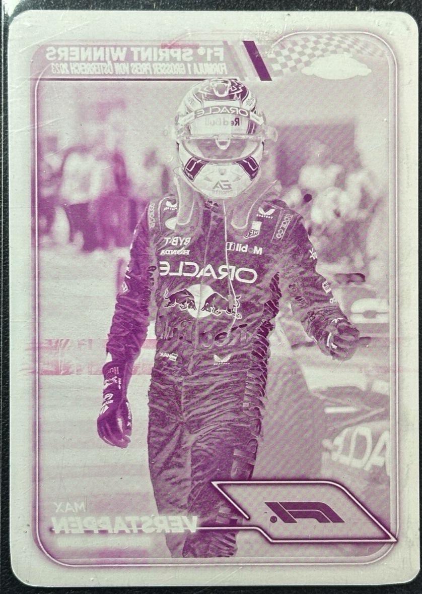 Max Verstappen [Printing Plate] #149