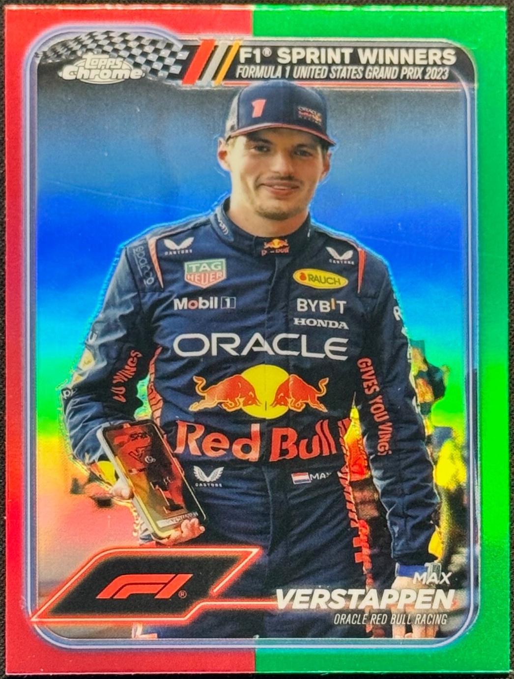Max Verstappen [Red Green Refractor] #152