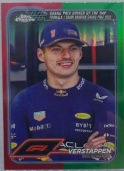 Max Verstappen [Red Green Refractor] #160