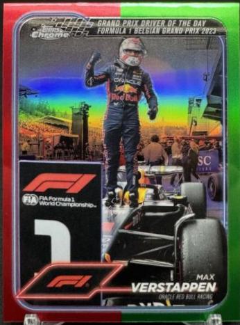 Max Verstappen [Red Green Refractor] #170