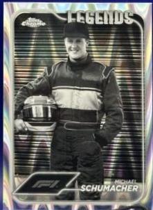 Michael Schumacher [Black White RayWave Refractor] #187