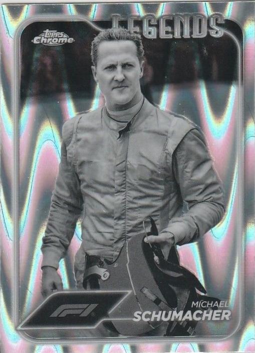 Michael Schumacher [Black White RayWave Refractor] #197