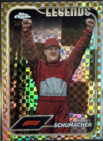 Michael Schumacher [Checker Flag Gold Refractor] #192