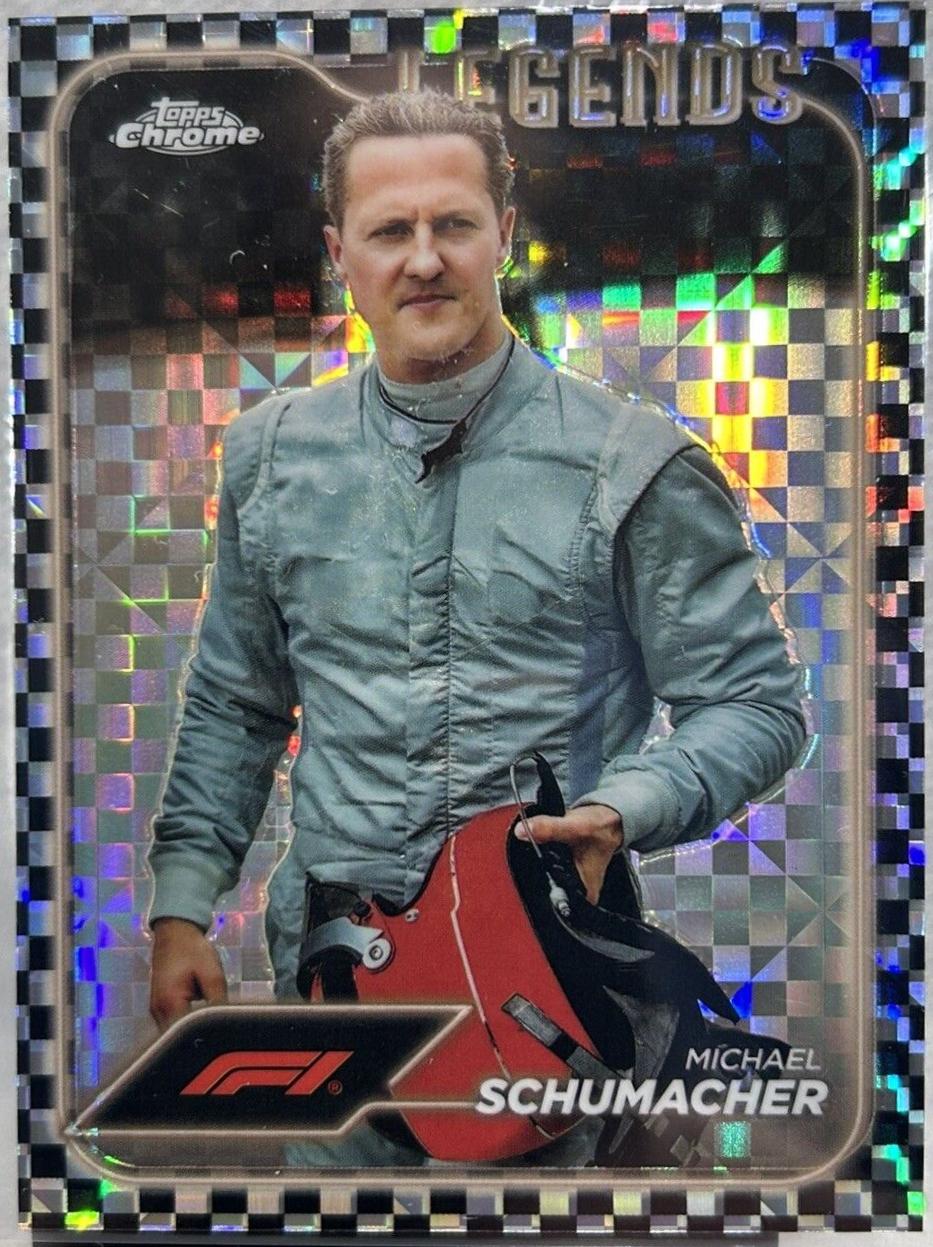 Michael Schumacher [Checker Flag Refractor] #197