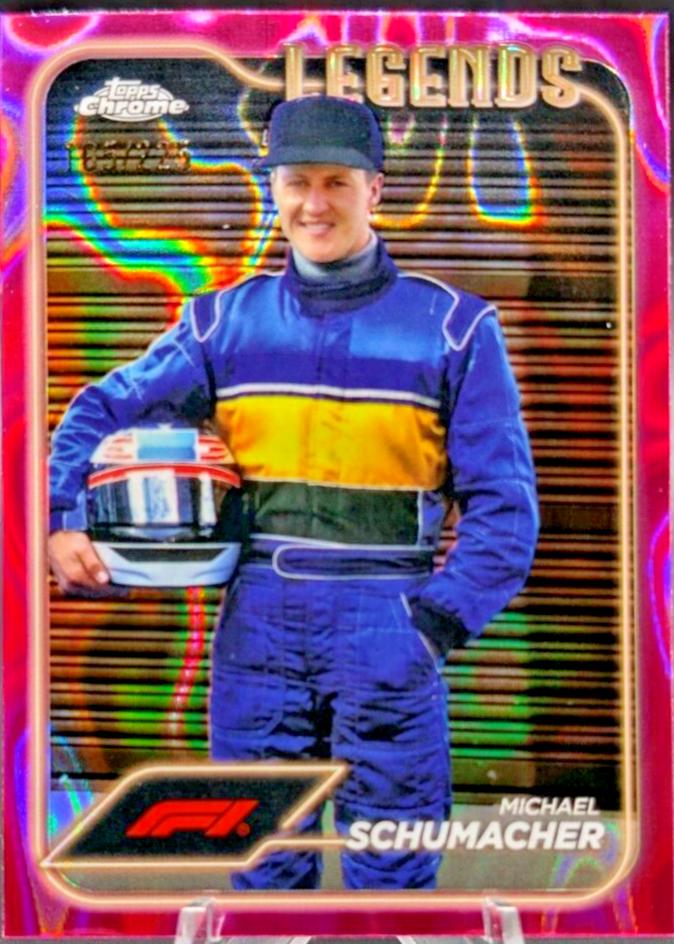 Michael Schumacher [Fuchsia Lava Refractor] #187
