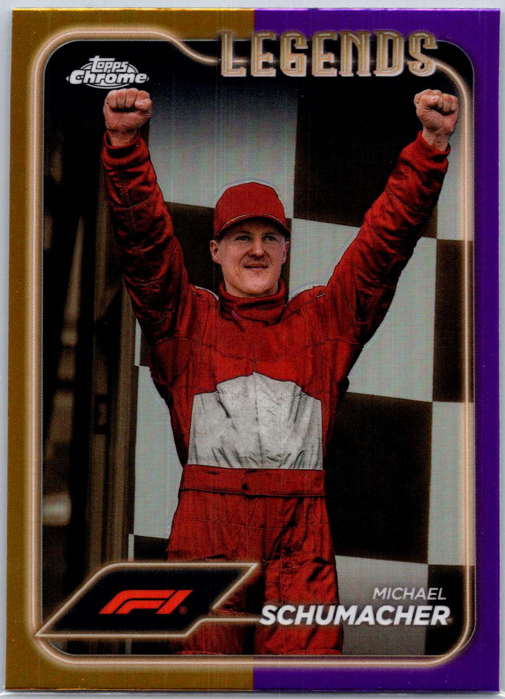 Michael Schumacher [Gold Purple Refractor] #192