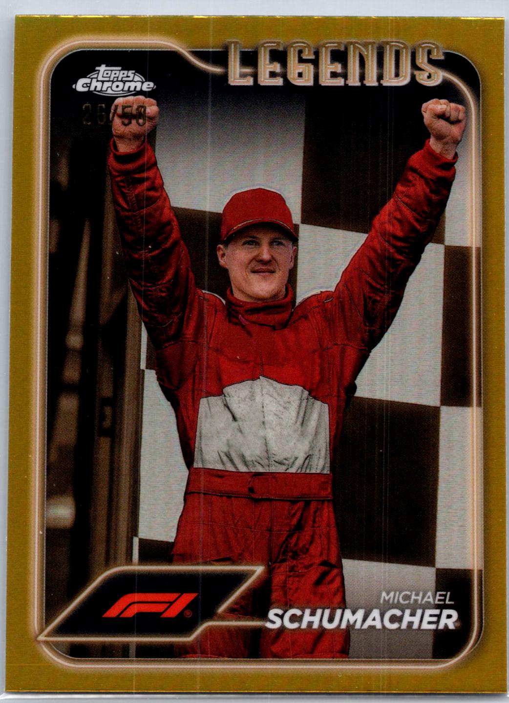 Michael Schumacher [Gold Refractor] #192