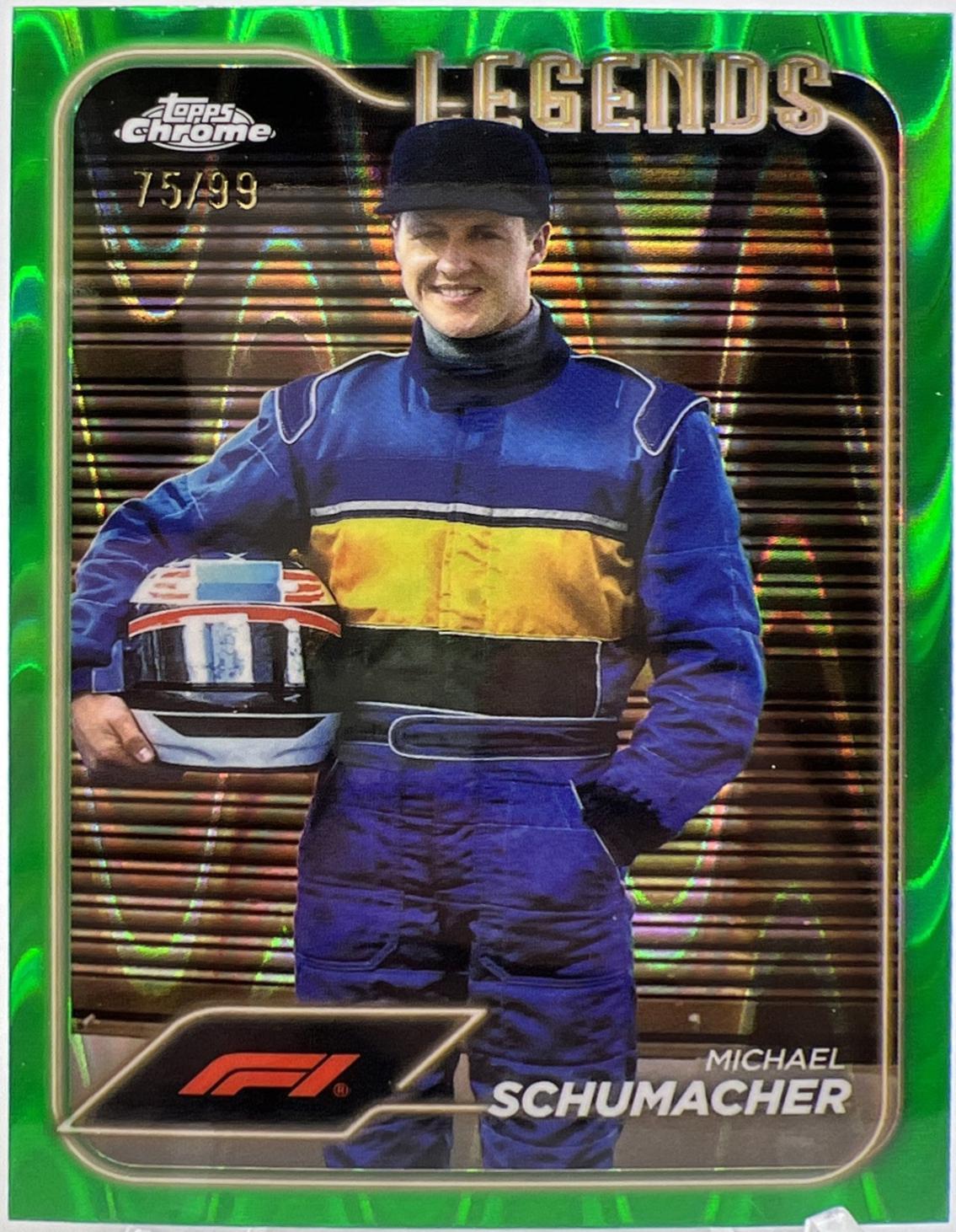 Michael Schumacher [Green RayWave Refractor] #187