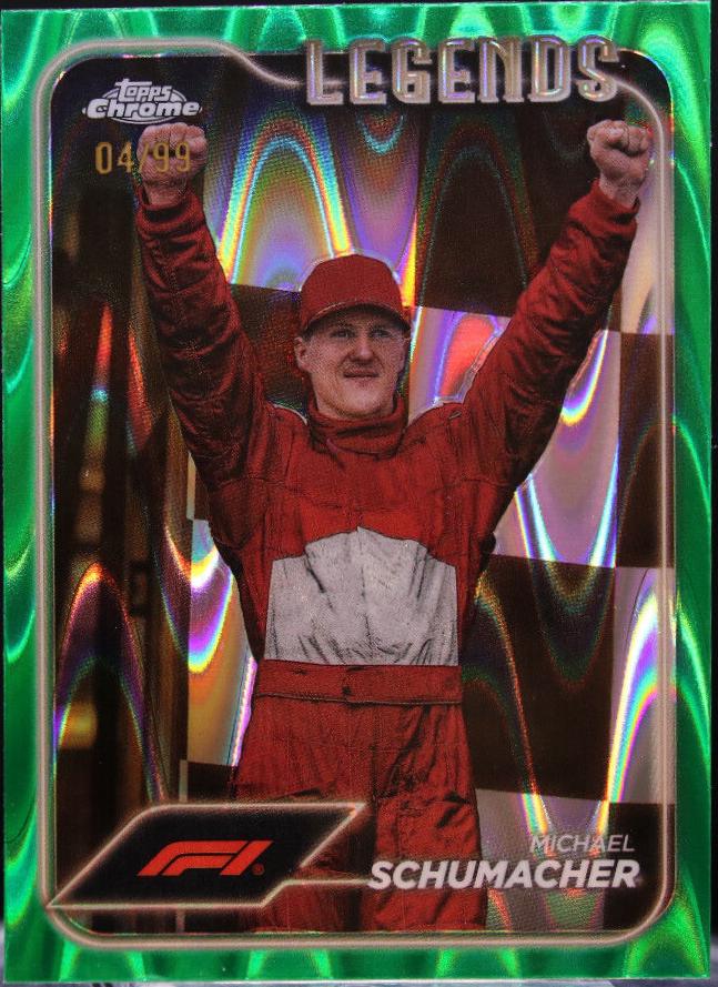 Michael Schumacher [Green RayWave Refractor] #192