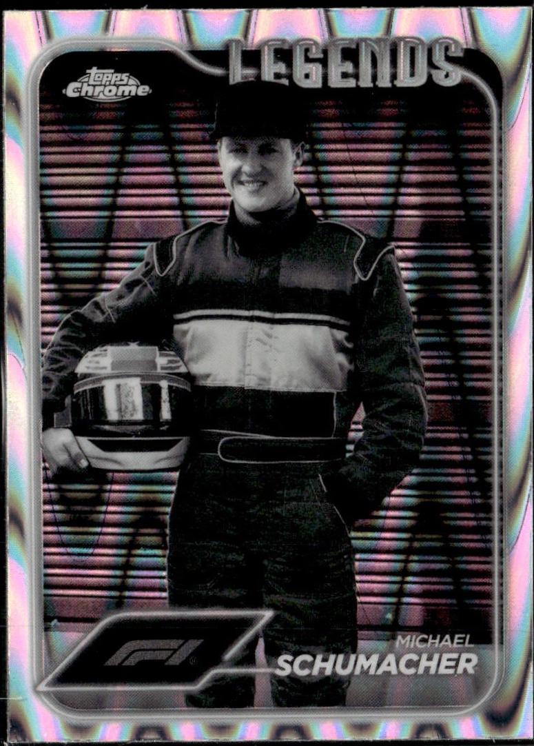 Michael Schumacher [Orange RayWave Refractor] #187