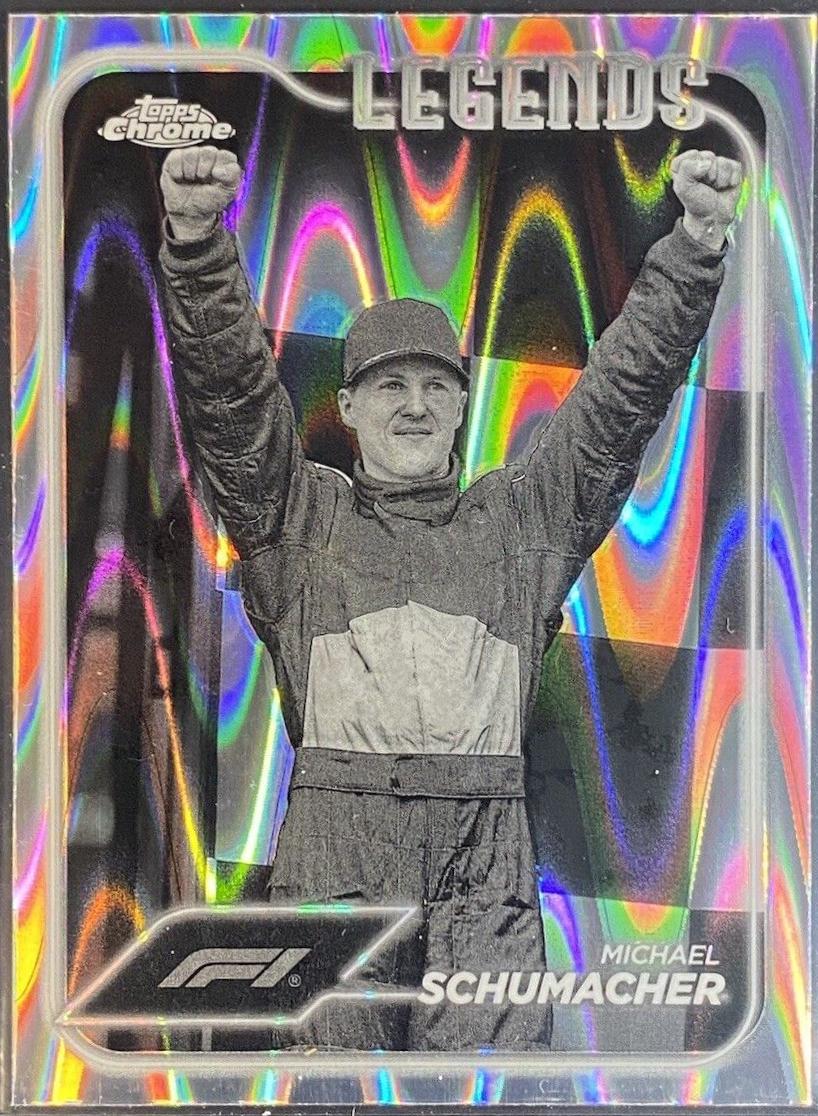 Michael Schumacher [Orange RayWave Refractor] #192