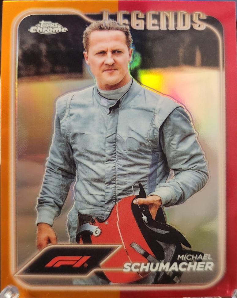 Michael Schumacher [Orange Red Refractor] #192