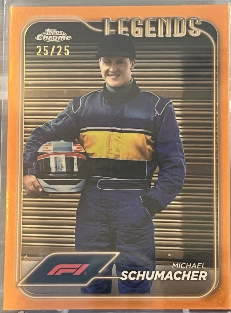 Michael Schumacher [Orange Refractor] #187