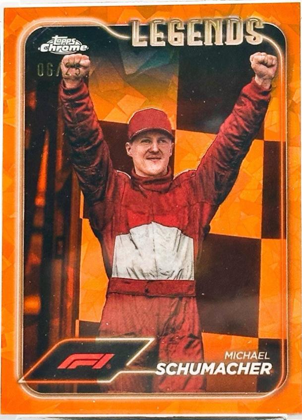 Michael Schumacher [Orange Refractor] #192