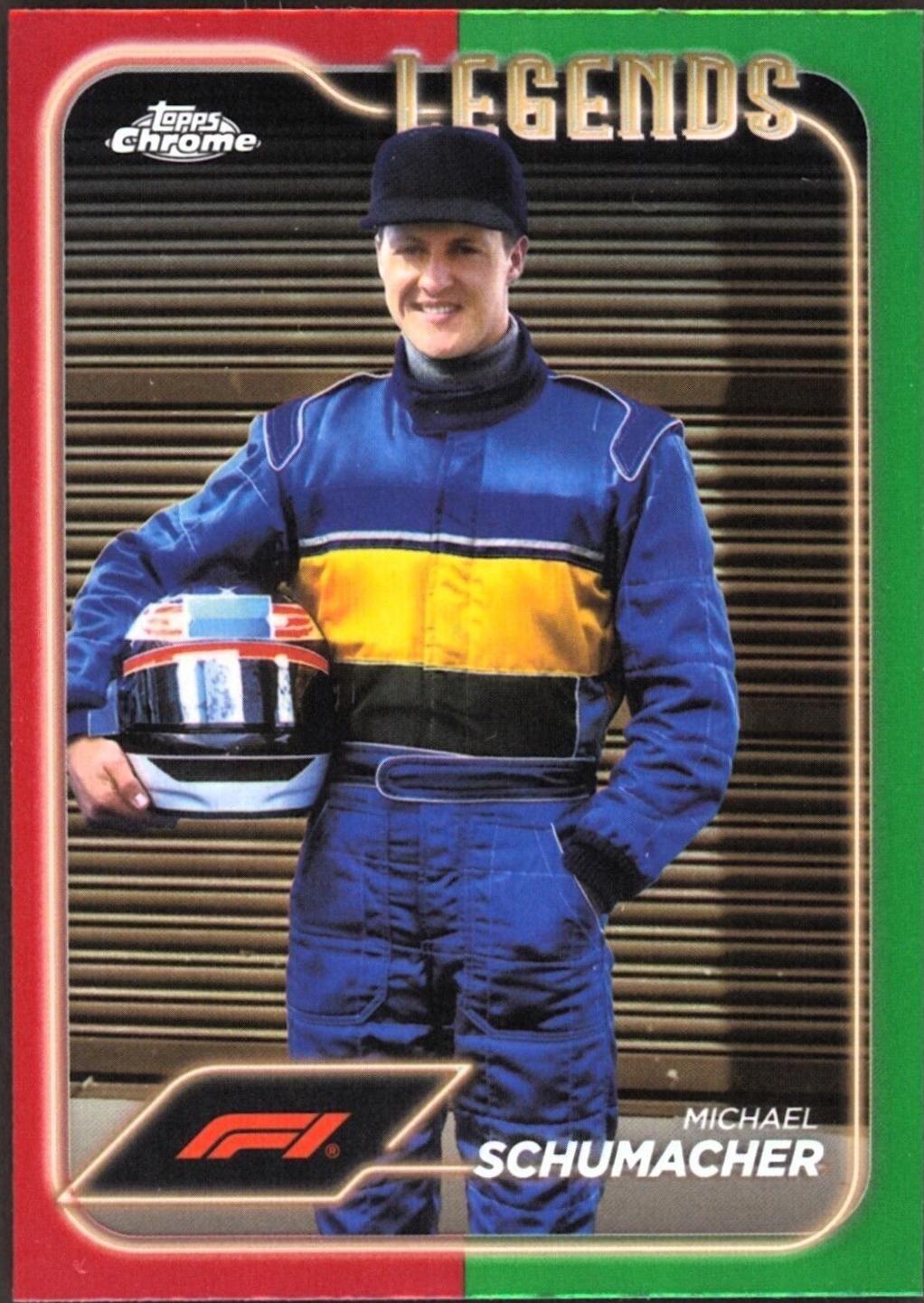 Michael Schumacher [Red Green Refractor] #187
