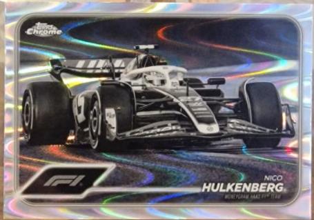 Nico Hulkenberg [Black White RayWave Refractor] #87