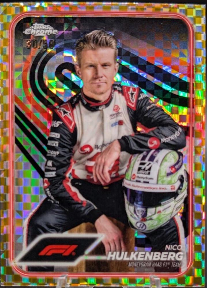 Nico Hulkenberg [Checker Flag Gold Refractor] #15