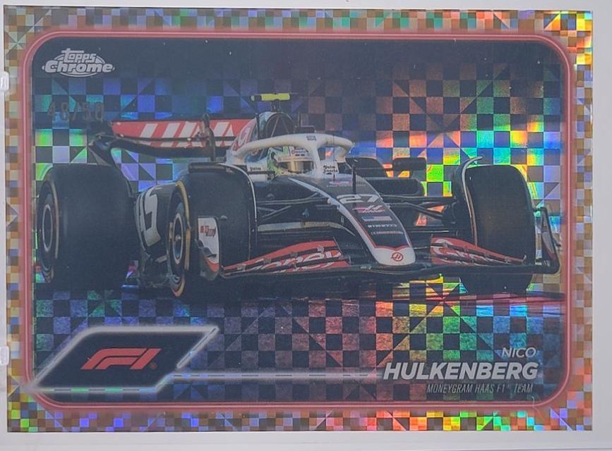 Nico Hulkenberg [Checker Flag Gold Refractor] #87