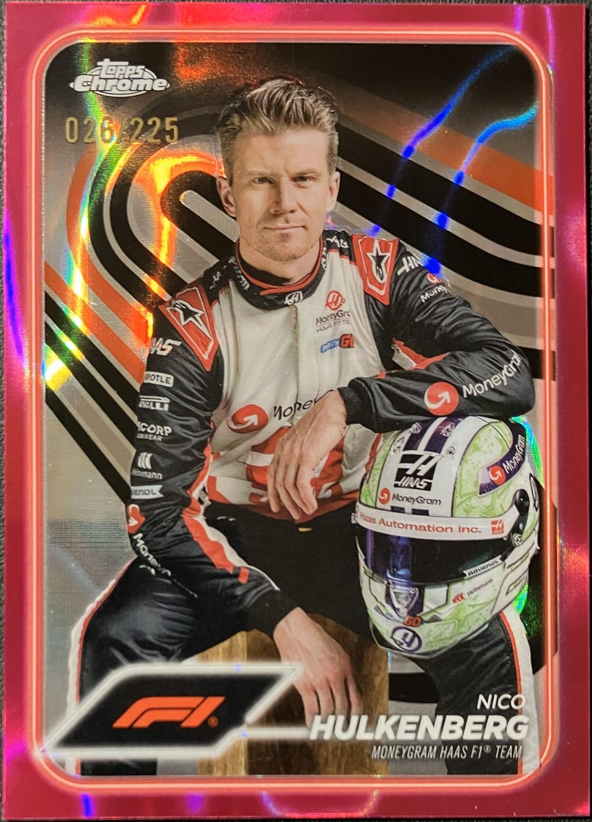 Nico Hulkenberg [Fuchsia Lava Refractor] #15