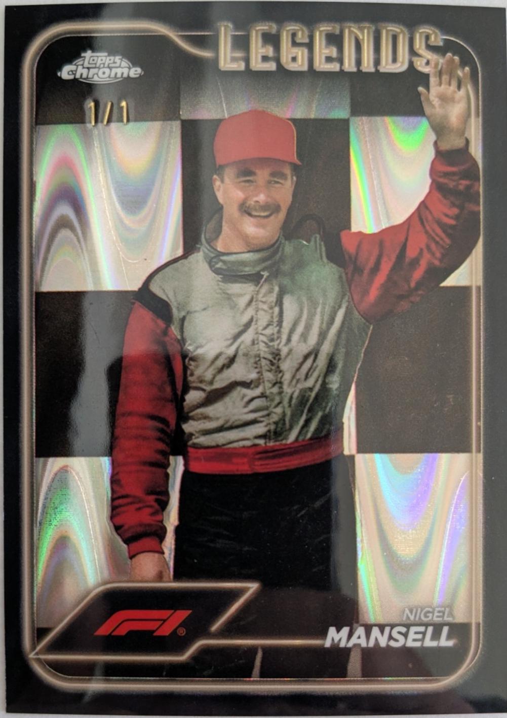 Nigel Mansell [Black RayWave Refractor] #194