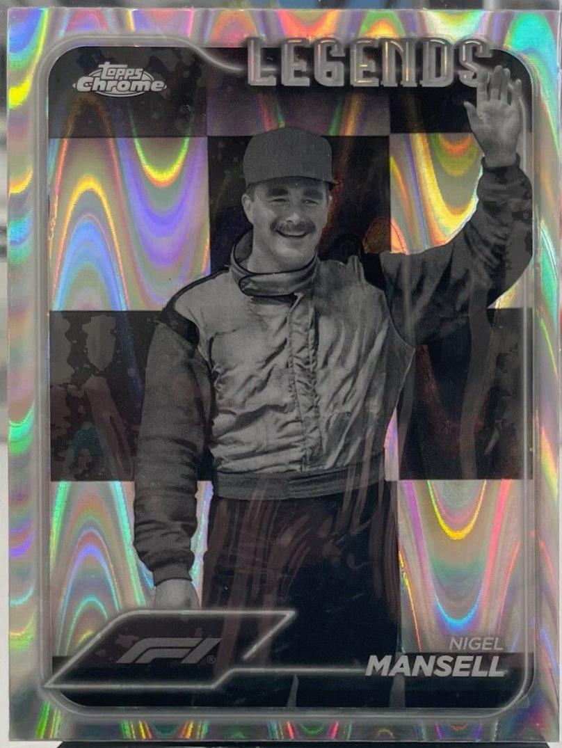 Nigel Mansell [Black White RayWave Refractor] #194