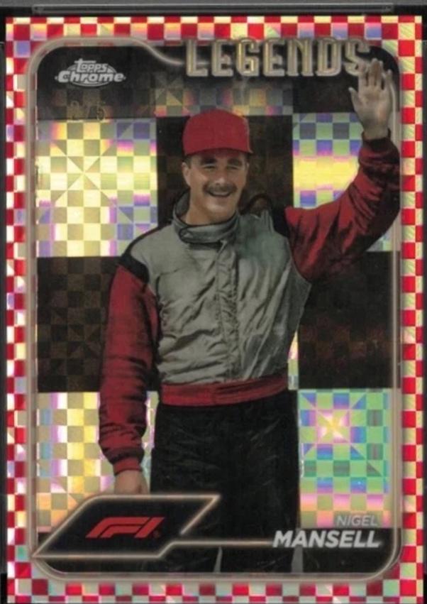 Nigel Mansell [Checker Flag Red Refractor] #194
