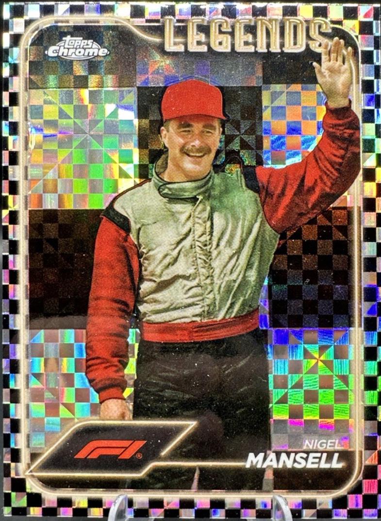 Nigel Mansell [Checker Flag Refractor] #194