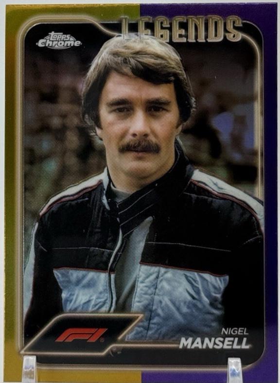 Nigel Mansell [Gold Purple Refractor] #189