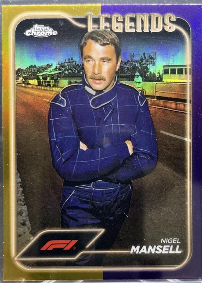 Nigel Mansell [Gold Purple Refractor] #199