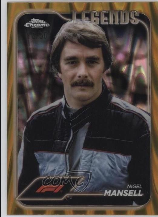 Nigel Mansell [Gold RayWave Refractor] #189