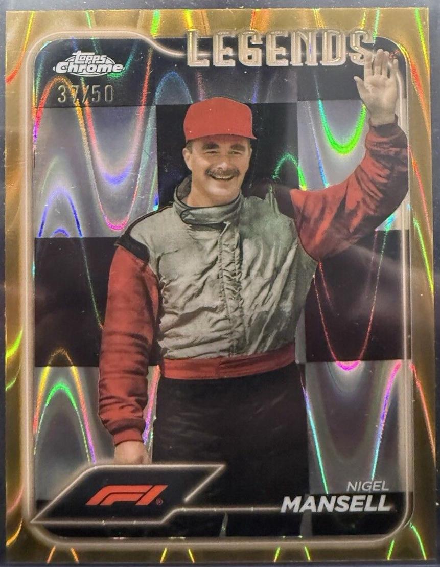 Nigel Mansell [Gold RayWave Refractor] #194