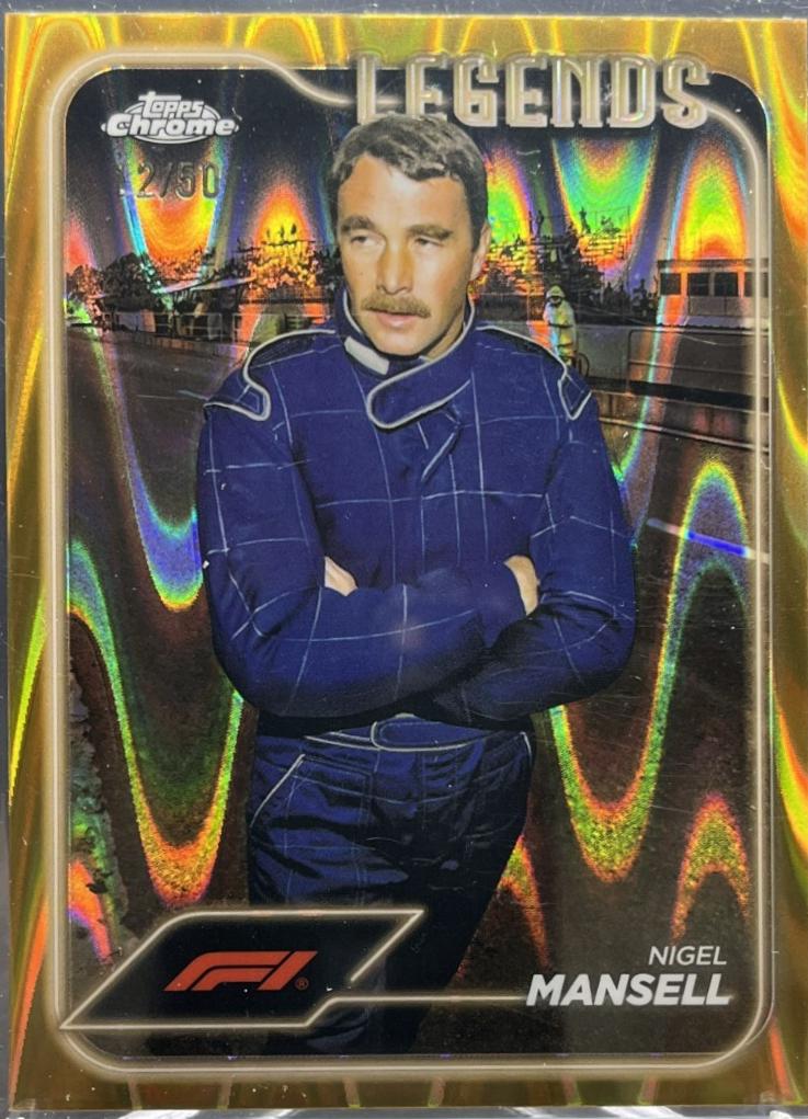Nigel Mansell [Gold RayWave Refractor] #199