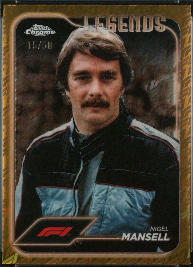 Nigel Mansell [Gold Refractor] #189