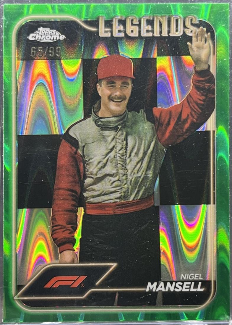Nigel Mansell [Green RayWave Refractor] #194