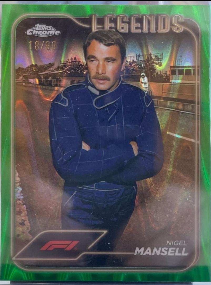 Nigel Mansell [Green RayWave Refractor] #199