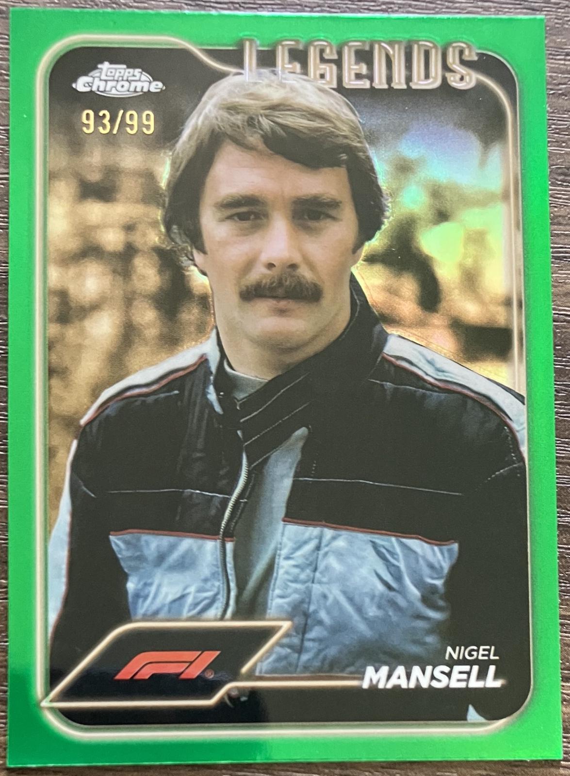 Nigel Mansell [Green Refractor] #189