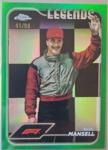 Nigel Mansell [Green Refractor] #194