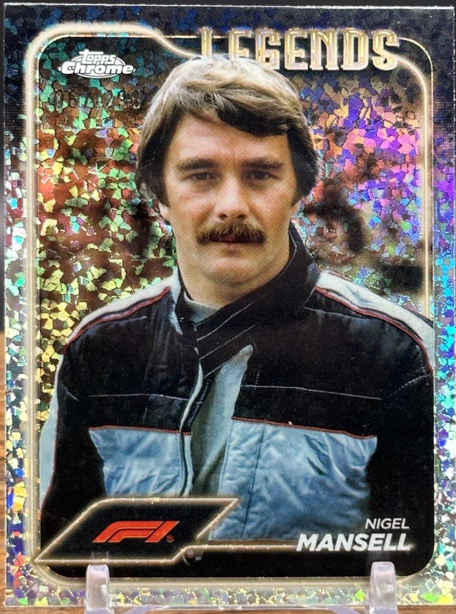 Nigel Mansell [Mini Diamond Refractor] #189